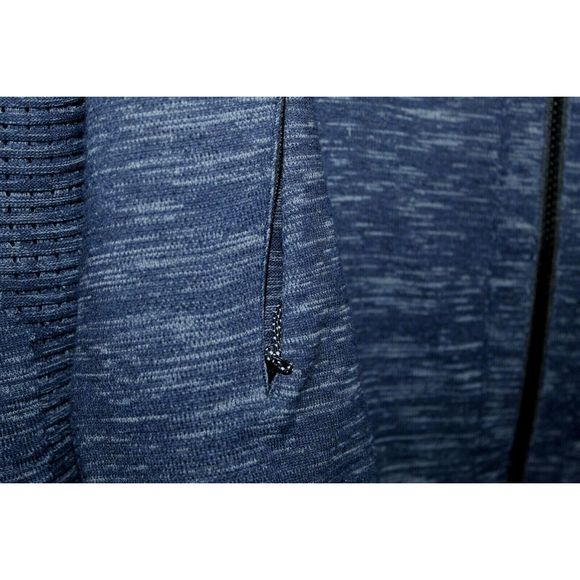 NEW Mens M NIKE Tech Knit Full Zip Activewear Jacket Long Sleeve 832178-473 Blue - Picture 7 of 7